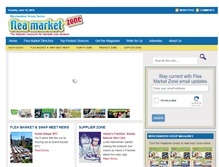 Tablet Screenshot of fleamarketzone.com